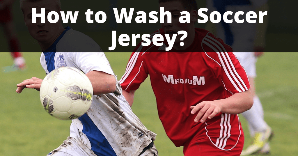 dirty soccer jerseys in a soccer game